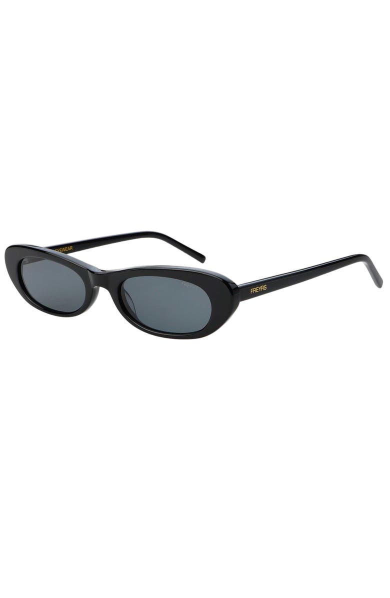 FREYRS Eyewear Sophie Cat Eye Sunglasses, Alternate, color, Black