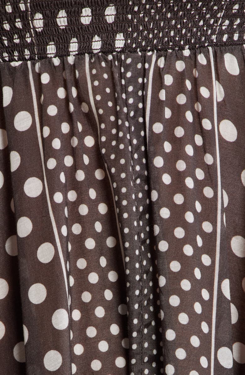 Damson Madder Nani Handkerchief Hem Sundress, Alternate, color, Dark Brown