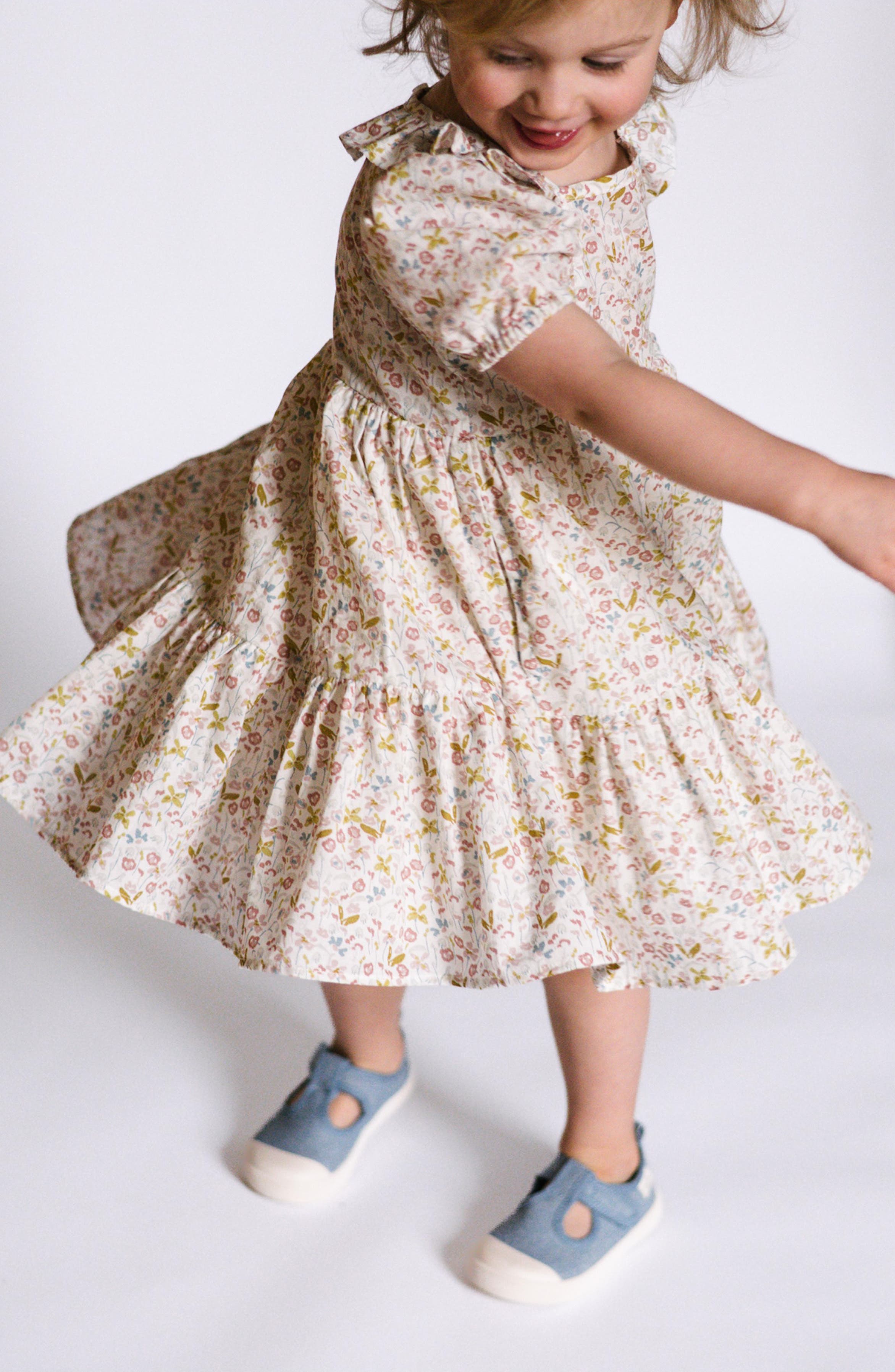 Pehr Kids' Twirl Sneaker, Alternate, color, Chambray