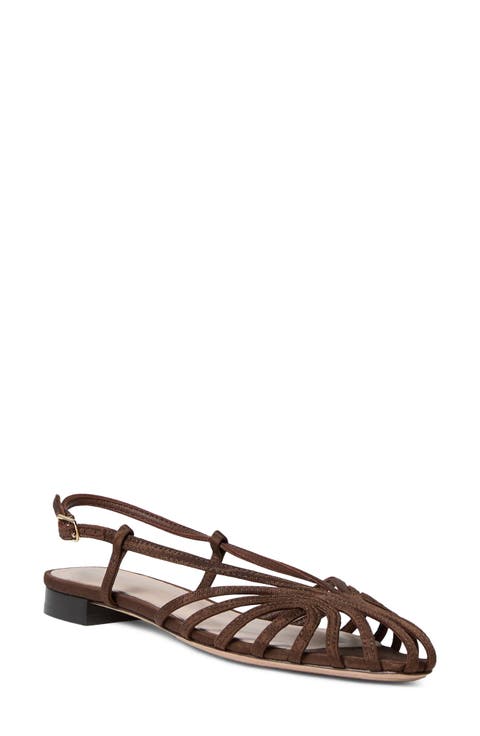 Devon Lattice Slingback Sandal (Women)