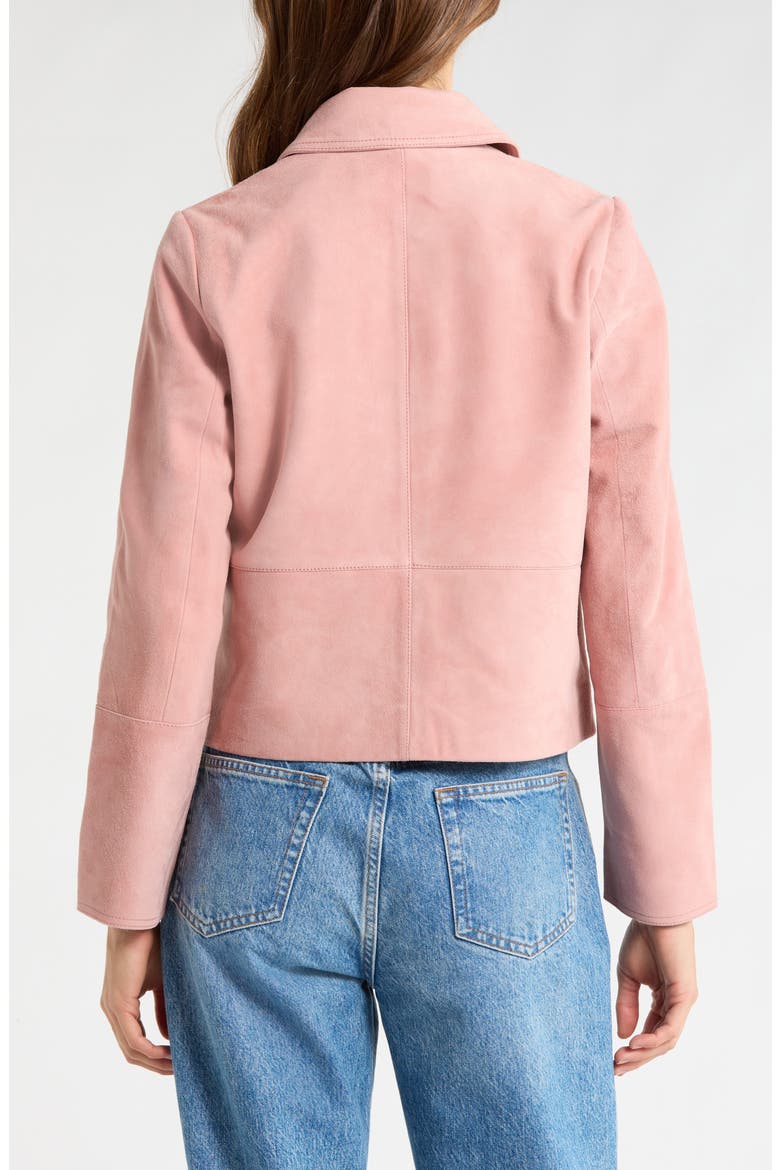 Suede Jacket, Alternate, color, PINK