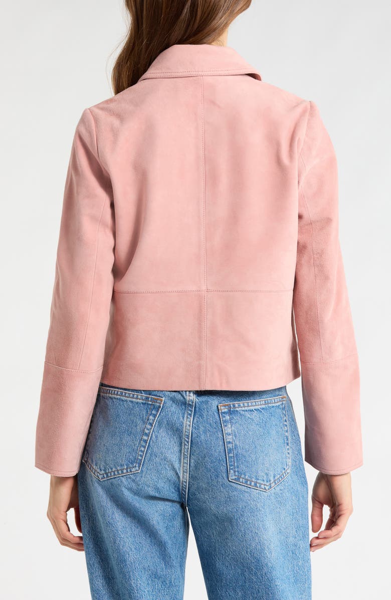 Caslon<sup>®</sup> Suede Jacket, Alternate, color, Pink