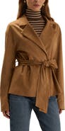 Favorite Daughter The Marina Faux Suede Wrap Jacket
