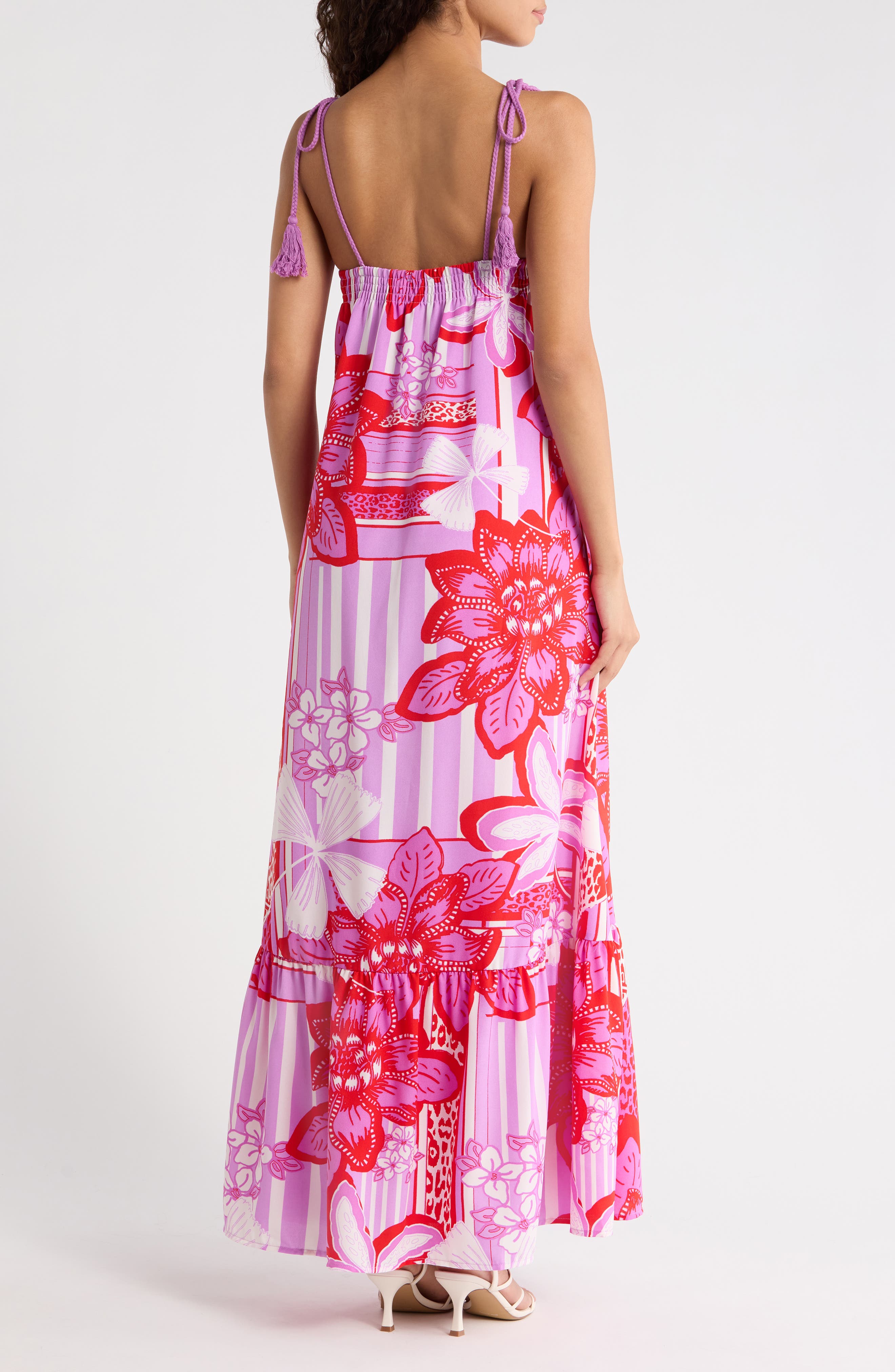 Barba Tropical Veth Shift Maxi Dress - image 2