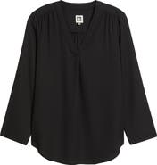 Anne Klein Roll Tab Tunic Top