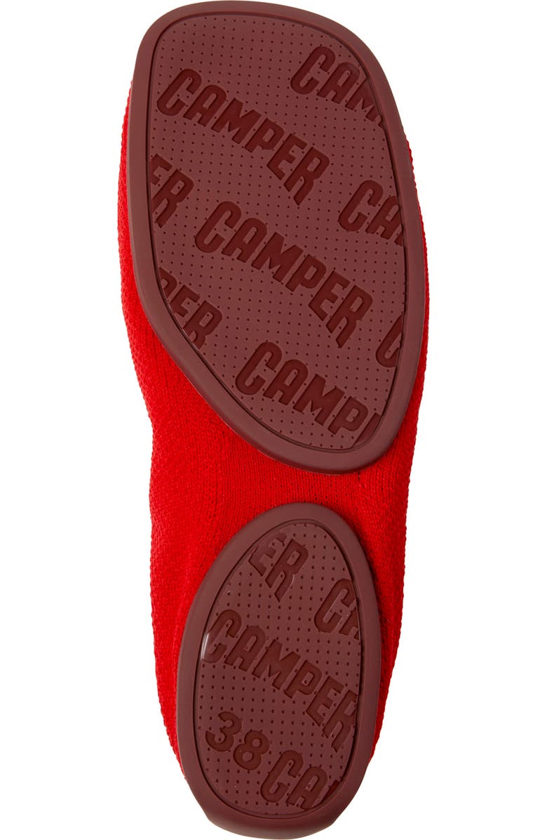 Camper Right Niko Ballerina Flat, Alternate, color, Medium Red