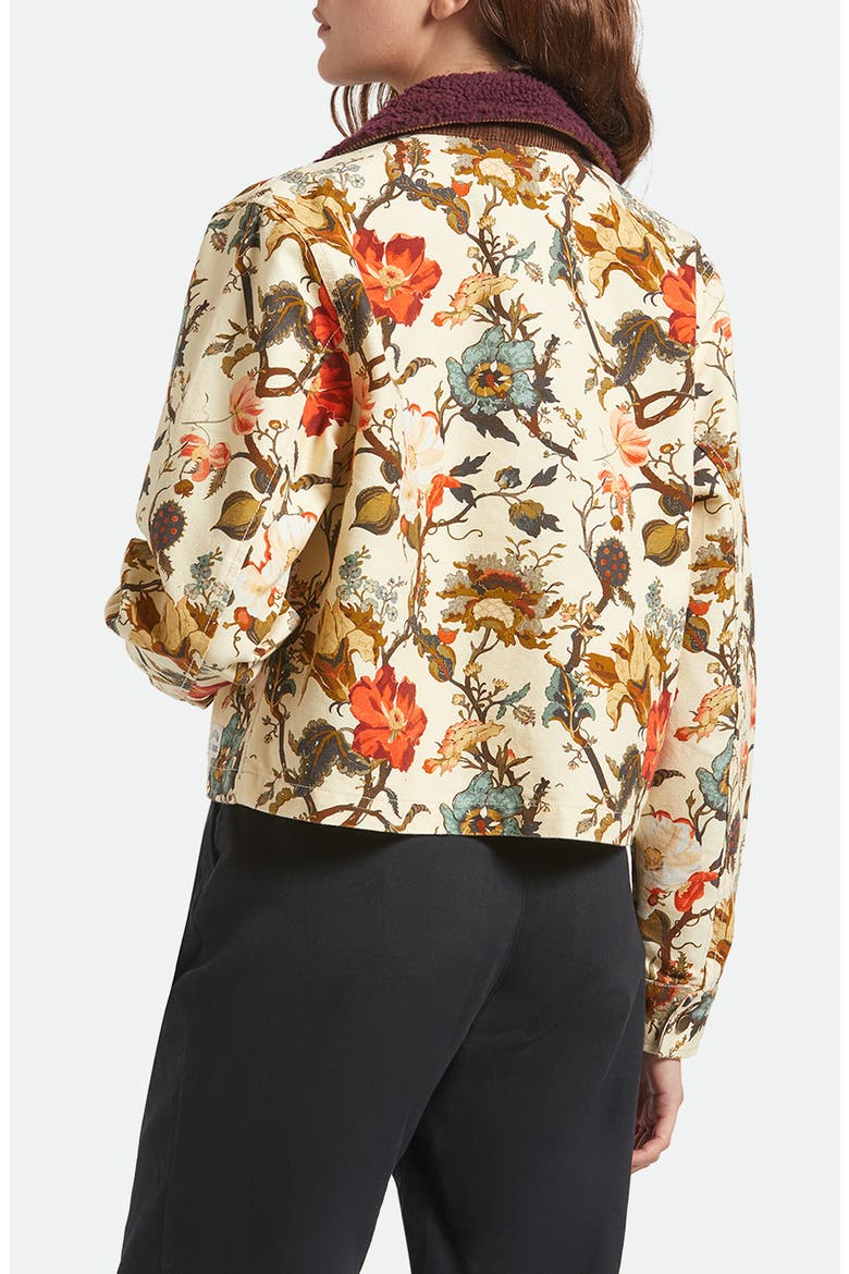 Mechanic's Garage Cotton Canvas Jacket, Alternate, color, BOTANICAL FLORAL
