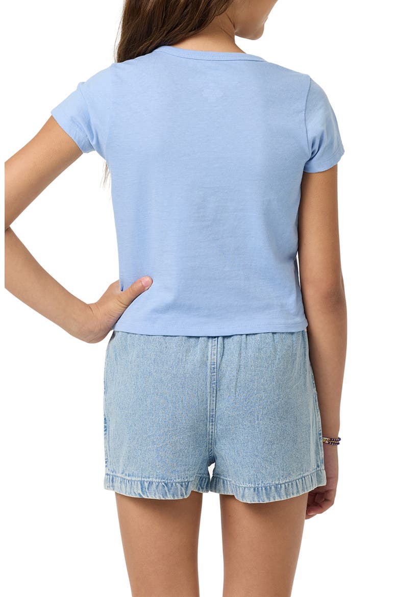 Kids' Okeedoke Willa Skimmer Cotton Graphic T-Shirt, Alternate, color, BLUE GLASS