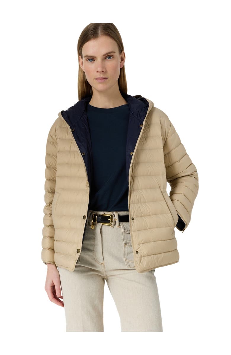 GERARD DAREL Priscille Reversible Hooded Jacket, Main, color, Sand