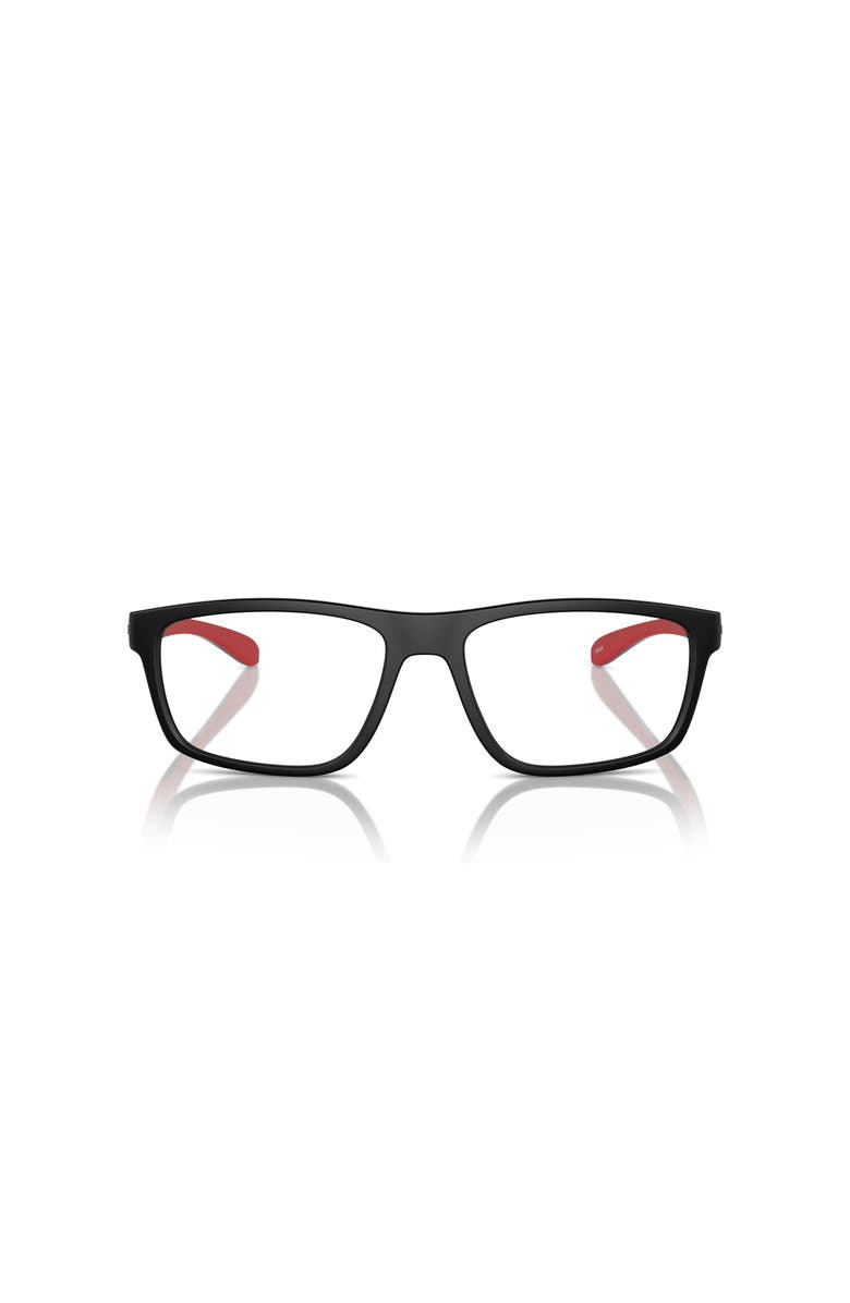 ARNETTE 56mm Rectangle optical glasses, Alternate, color, Black