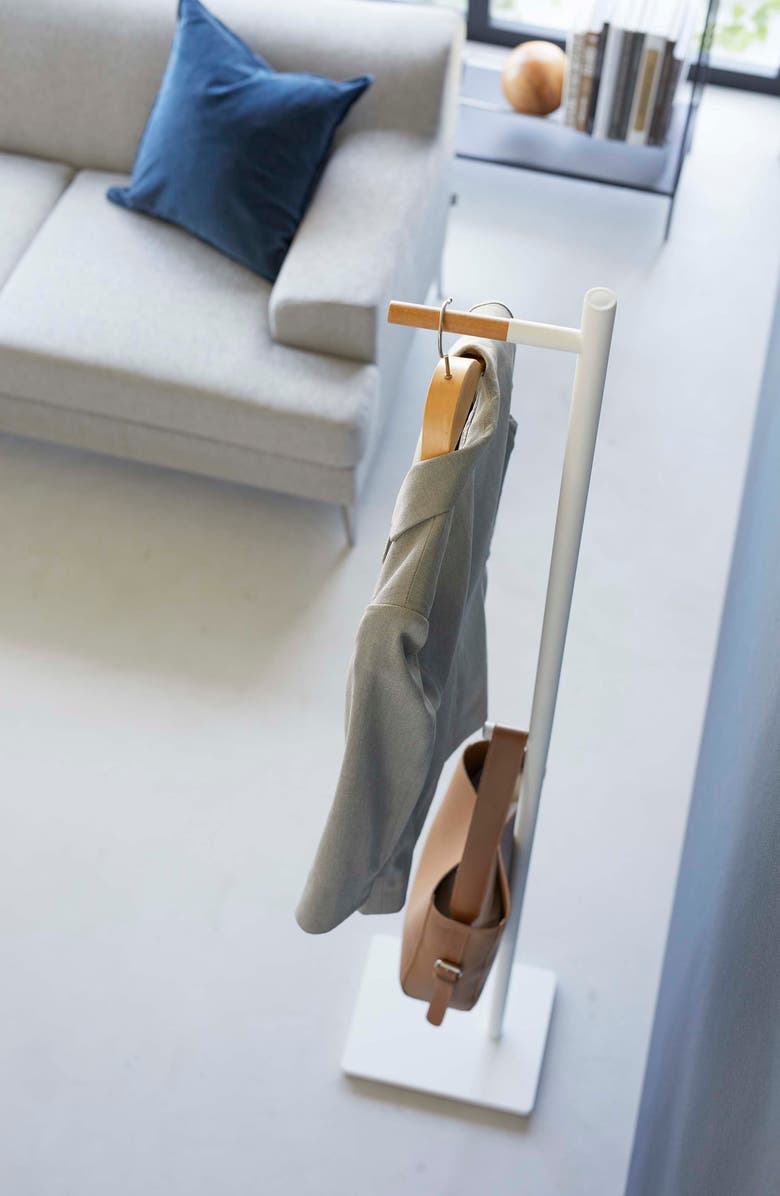 Yamazaki Coat Hanger, Alternate, color, White