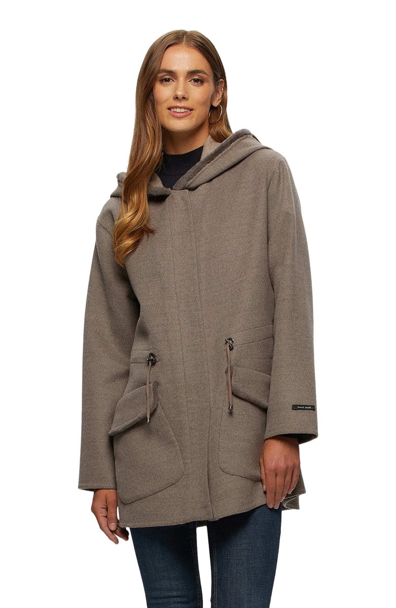 GORSKI Wool & Cashmere Parka Crafted from Loro Piana Fabric, Alternate, color, Light Brown/Beige