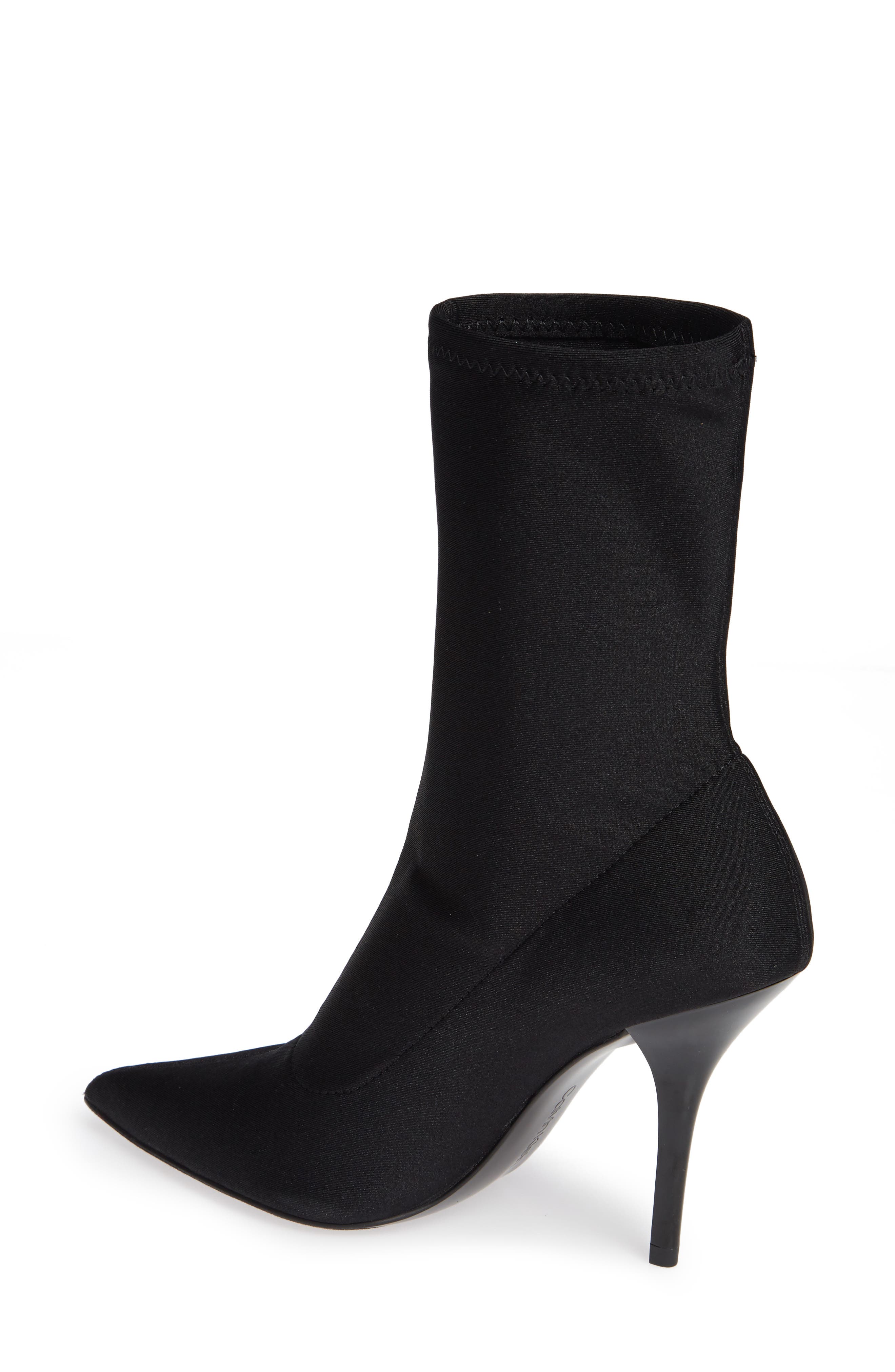 Mada Stretch Bootie, Alternate, color, BLACK FABRIC