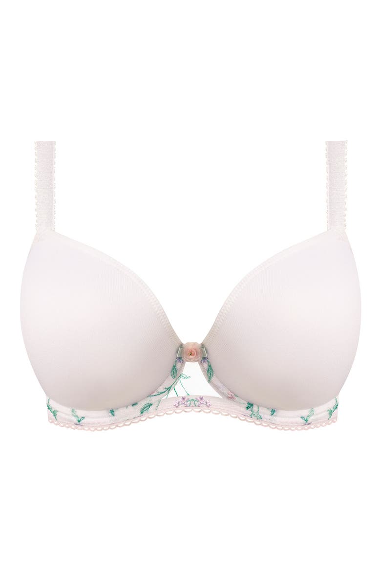 Love Crush Underwire Molded Plunge Bra, Alternate, color, WHITE HAZE