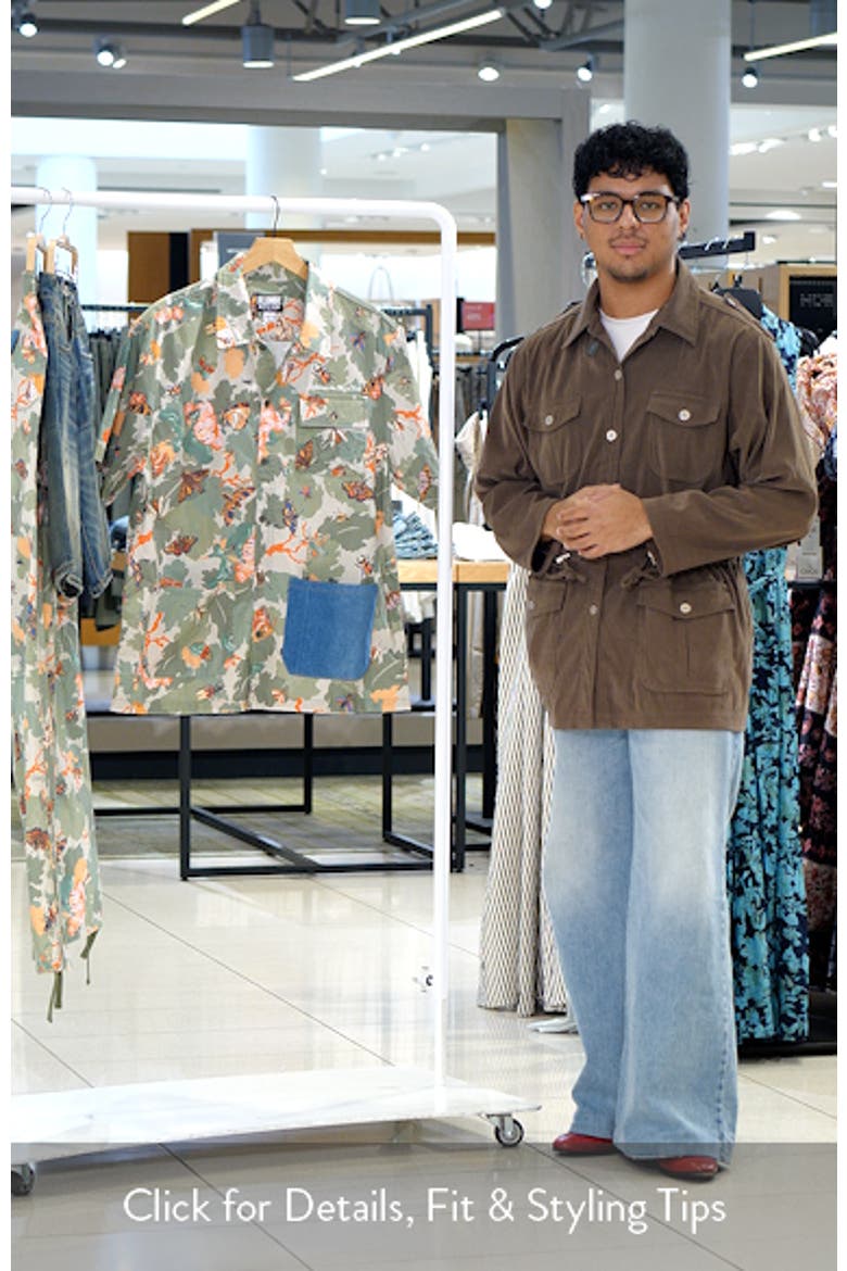 BB Foliage Short Sleeve Cotton Ripstop Button-Up Shirt video