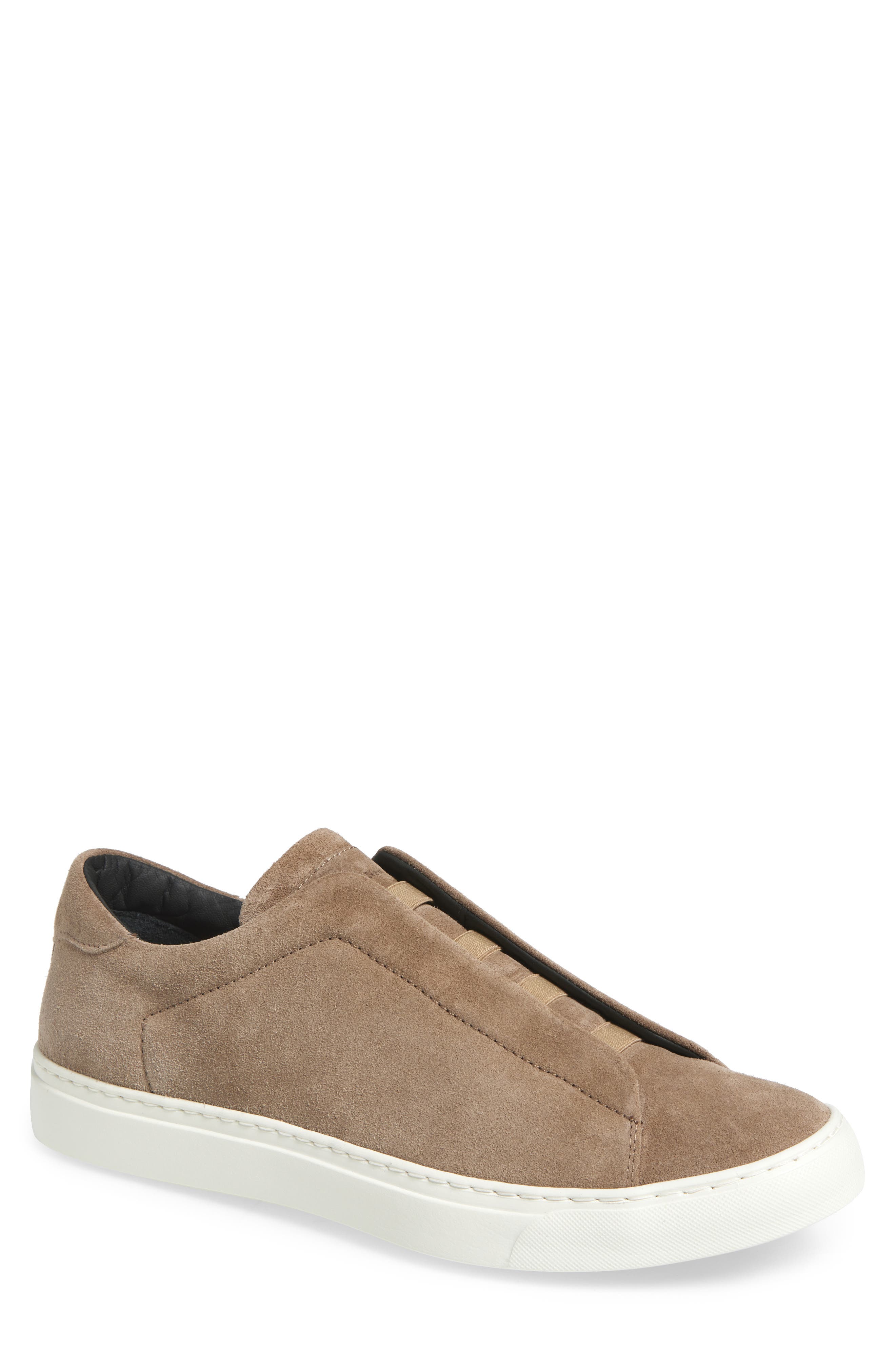Stone Slip-On Sneaker, Main, color, ANTILOPE SUEDE