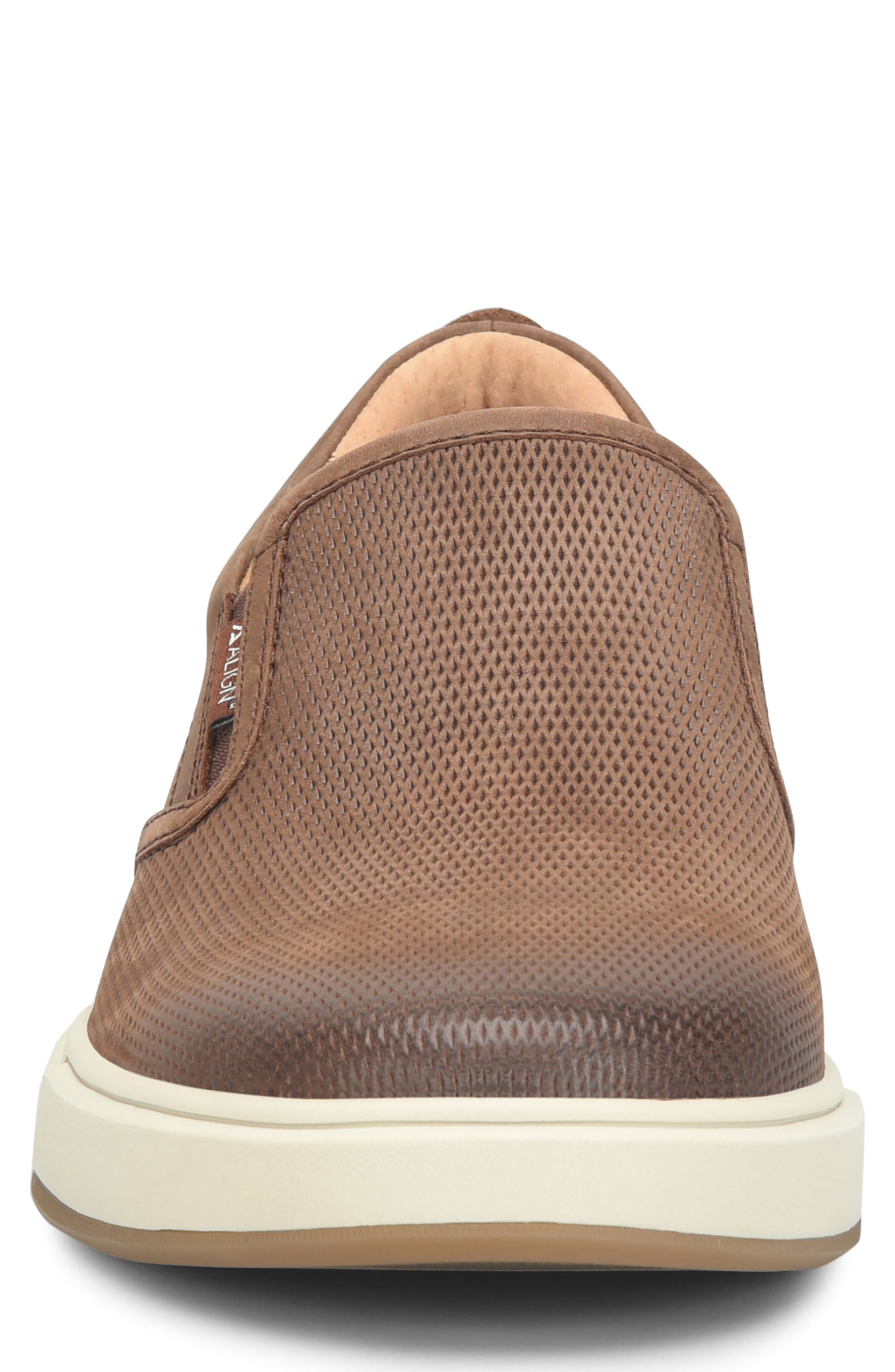 Jacob Leather Slip On Sneaker, Alternate, color, SABLE