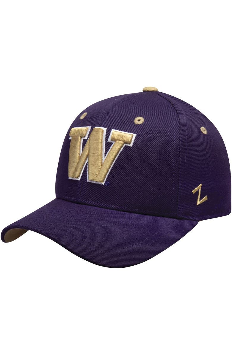 ZEPHYR Men's Zephyr Purple Washington Huskies Fitted Hat, Main, color,