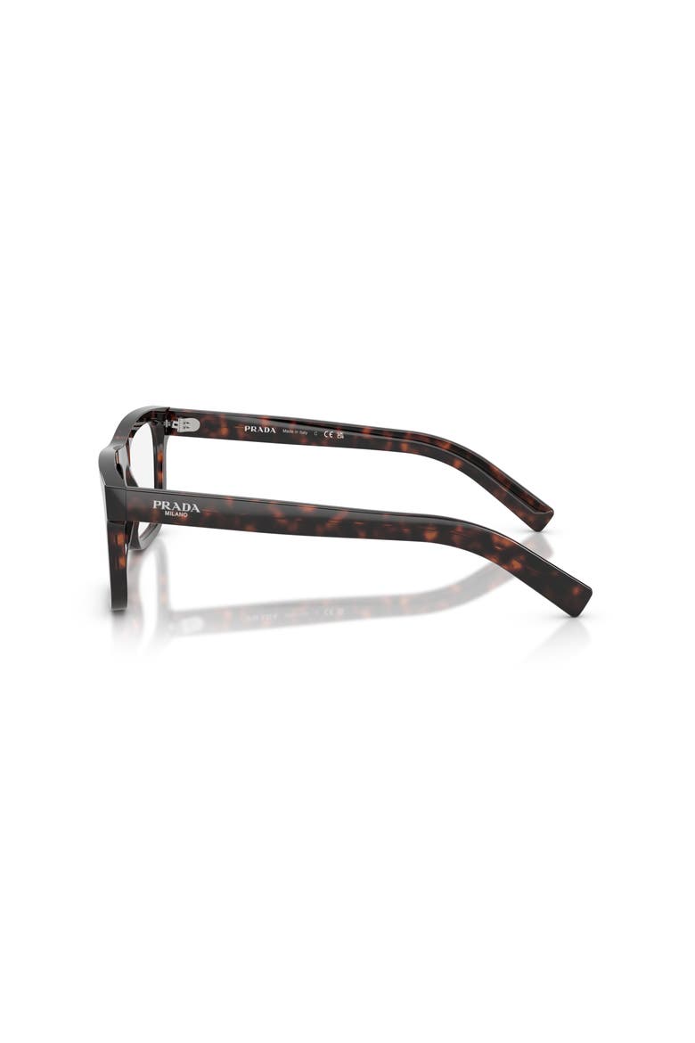55mm Rectangle optical glasses, Alternate, color, Tortoise