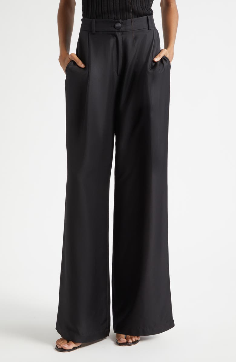 Toccin Solara Pleat Front Wide Leg Pants, Main, color, 