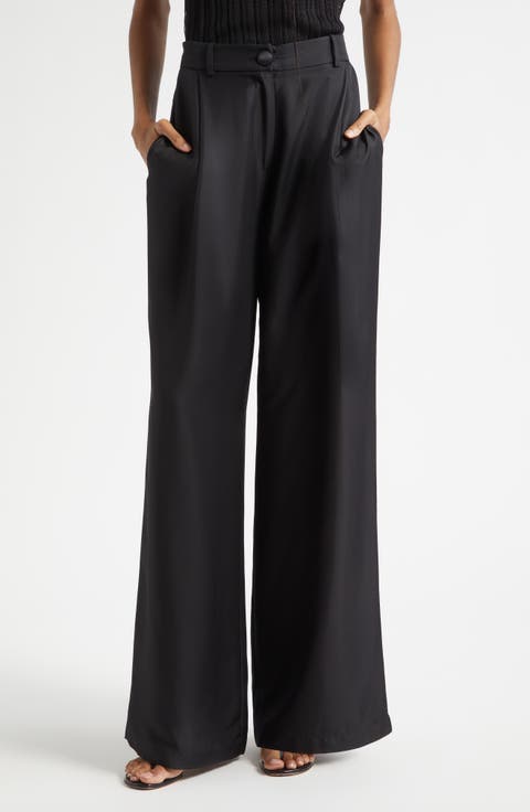 Solara Pleat Front Wide Leg Pants