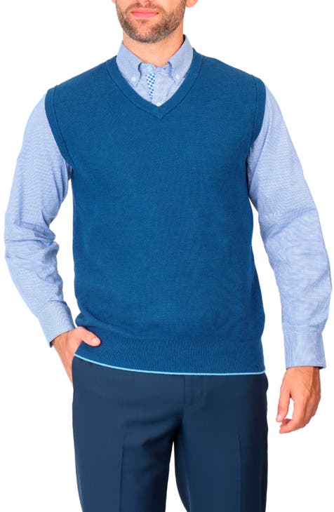 Waffle Knit Sweater Vest