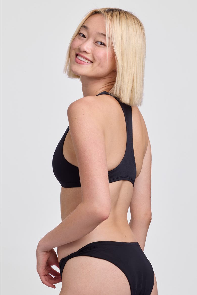 Beverly Bikini Top, Alternate, color, Black