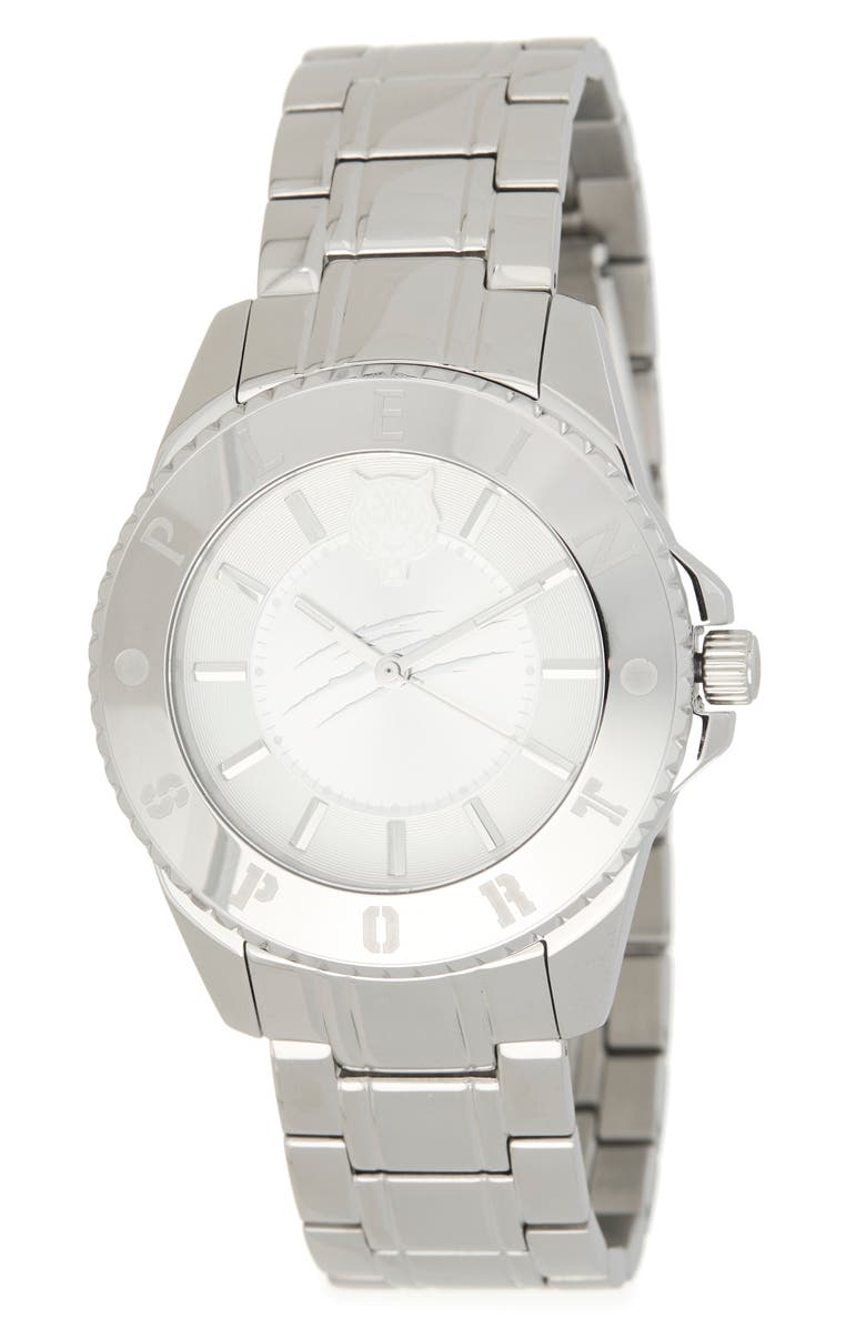PLEIN SPORT Glam Bracelet Watch, Main, color, Stainless Steel