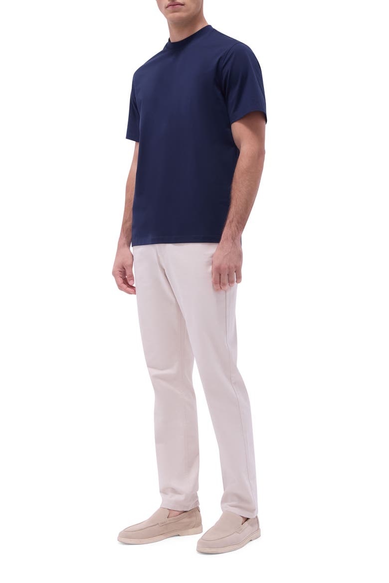OoohCotton® Crewneck T-Shirt, Alternate, color, NAVY