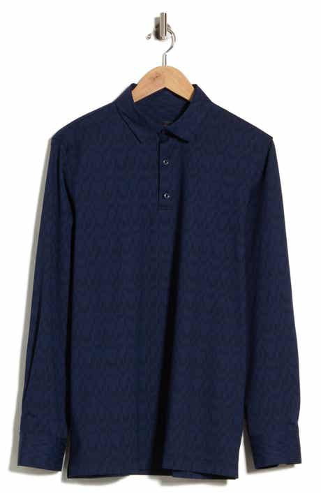OoohCotton Tech Long Sleeve Polo