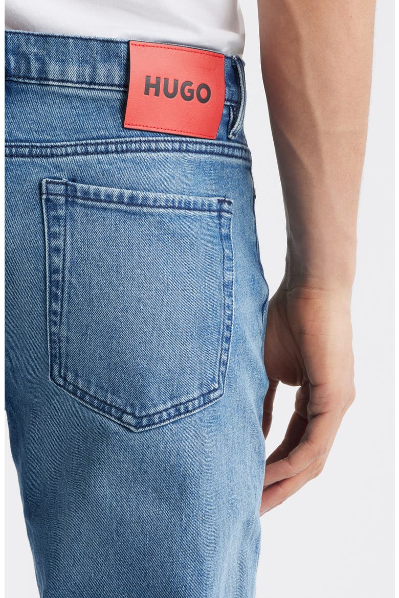 Slim Straight Leg Jeans, Alternate, color, MEDIUM BLUE