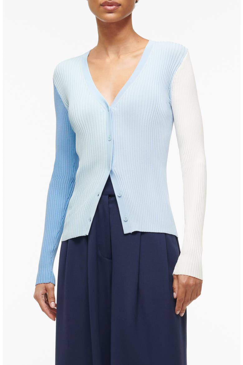Rib Cardigan, Alternate, color, PERIWINKLE MULTI