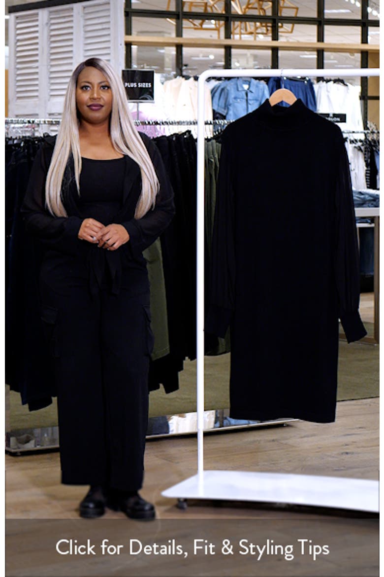 Tahlia Sheer Long Sleeve Sweater Dress video