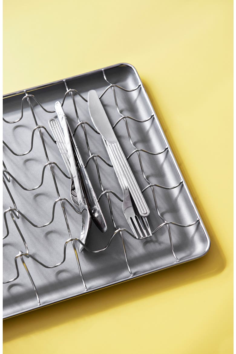 Shortwave Dish Drain Rack, Alternate, color, STAINLESS STEEL