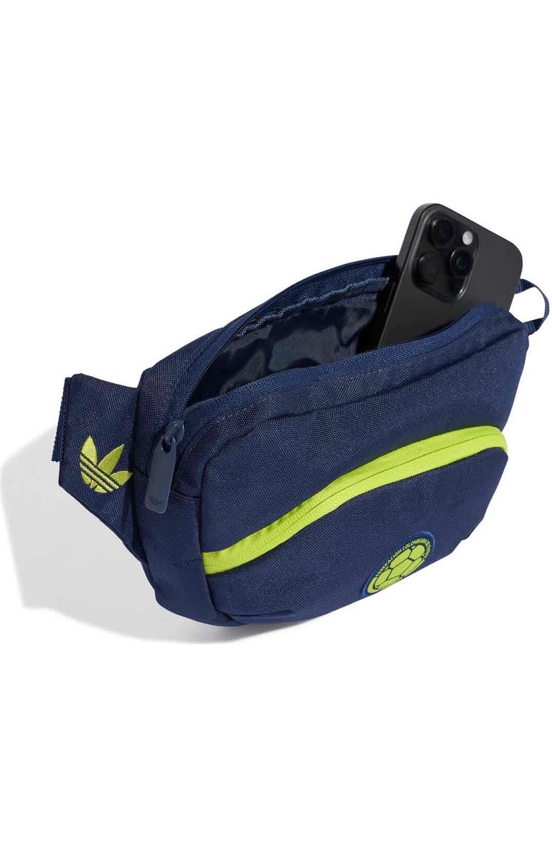 adidas Unisex adidas Navy Colombia National Team Waist Bag, Alternate, color, Navy