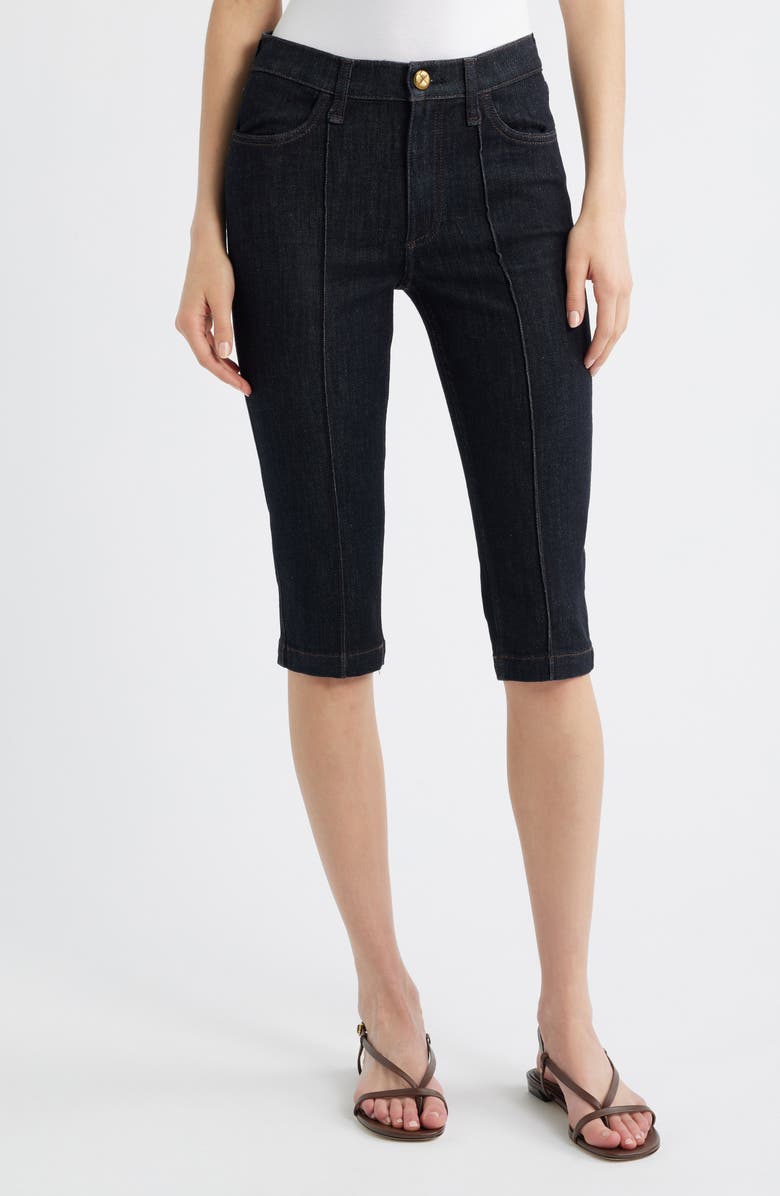 rag & bone Flexi Kit Mid Rise Capri Jeans, Main, color, Rinse