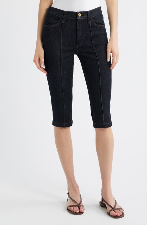 Flexi Kit Mid Rise Capri Jeans (Rinse)