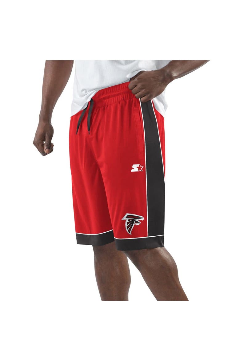 Men's Starter Red Atlanta Falcons Throwback Fan Favorite Shorts, Alternate, color, Red