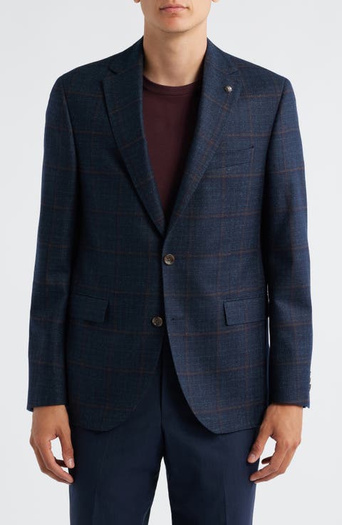 Esprit Deco Check Wool Mélange Sport Coat