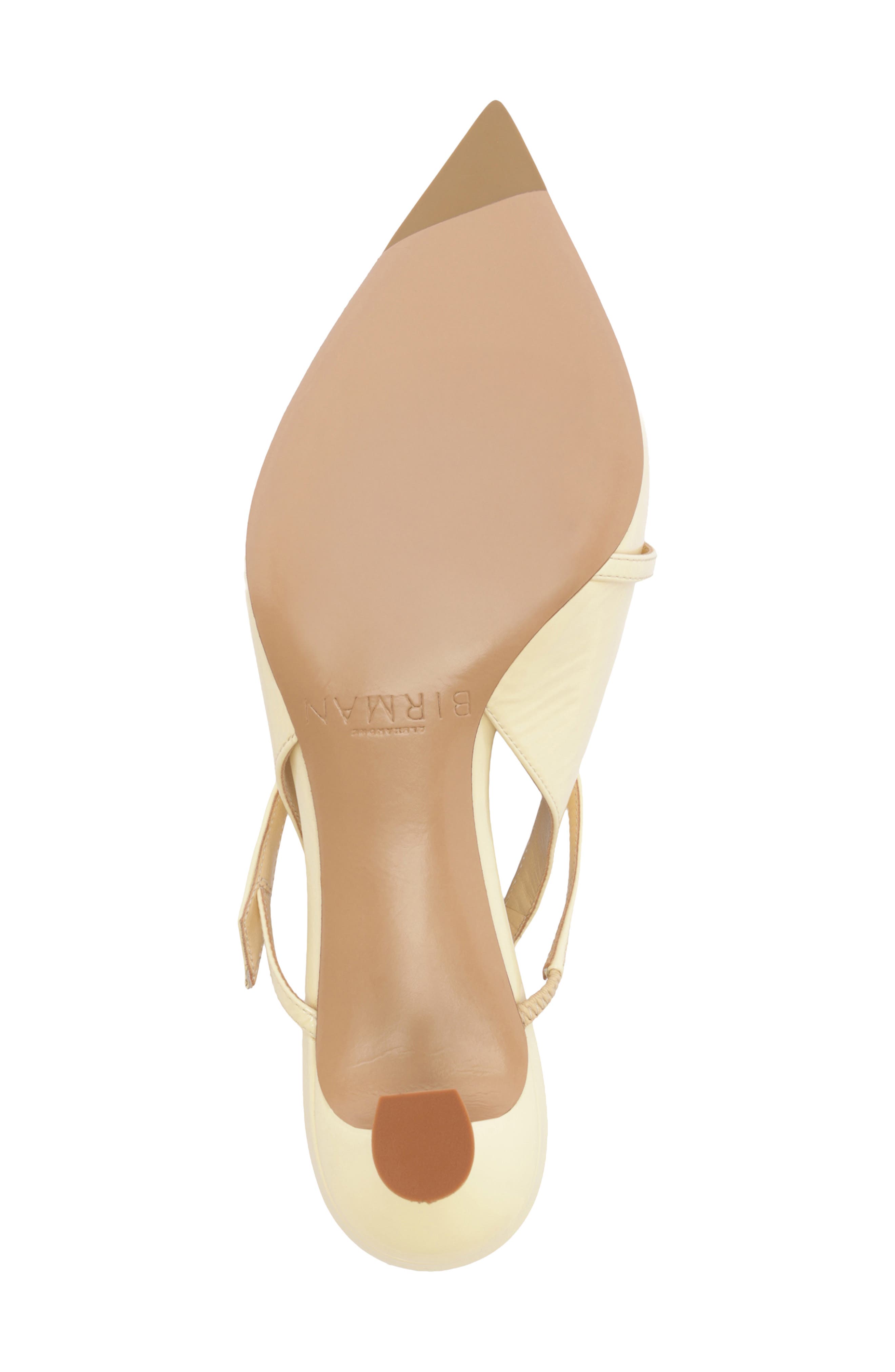 Alexandre Birman Tita Pointed Toe Slingback Pump, Alternate, color, Creamy