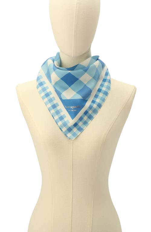 Kate Spade New York Beach Plaid Cotton & Silk Bandana