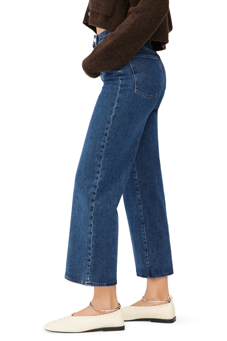 Hepburn High Waist Ankle Wide Leg Jeans, Alternate, color, SEACLIFF