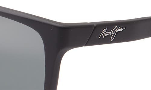 Maui Jim Lehopulu 58mm Polarizedplus2 Rectangular Sunglasses In Blue