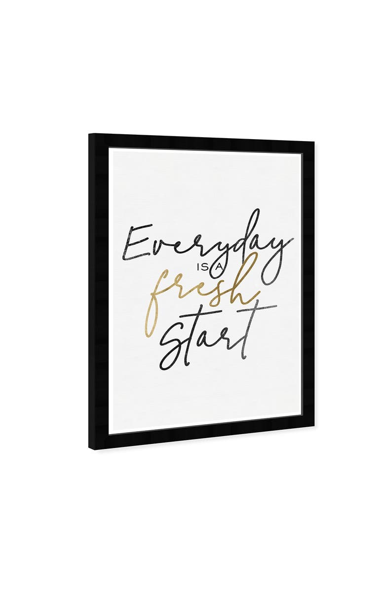 Wynwood Studio Everyday is a Fresh Start Minimal White Wall Art, Alternate, color, White