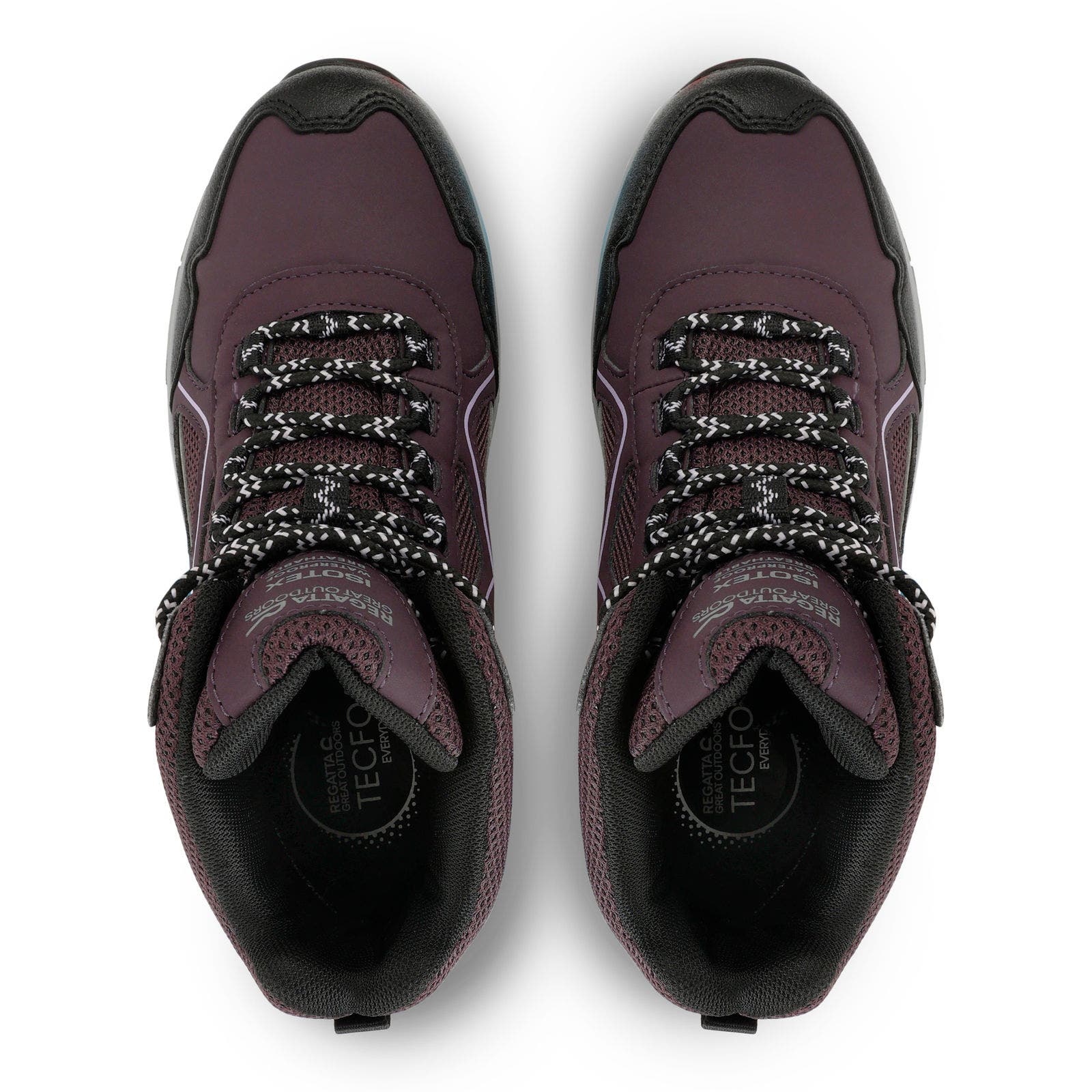 Lady Vendeavour Walking Boots, Alternate, color, Deep Plum and Lilac Frost