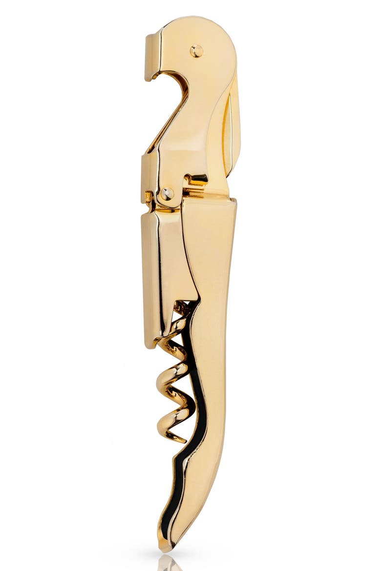 Signature Double Hinged Corkscrew, Main, color, GOLD