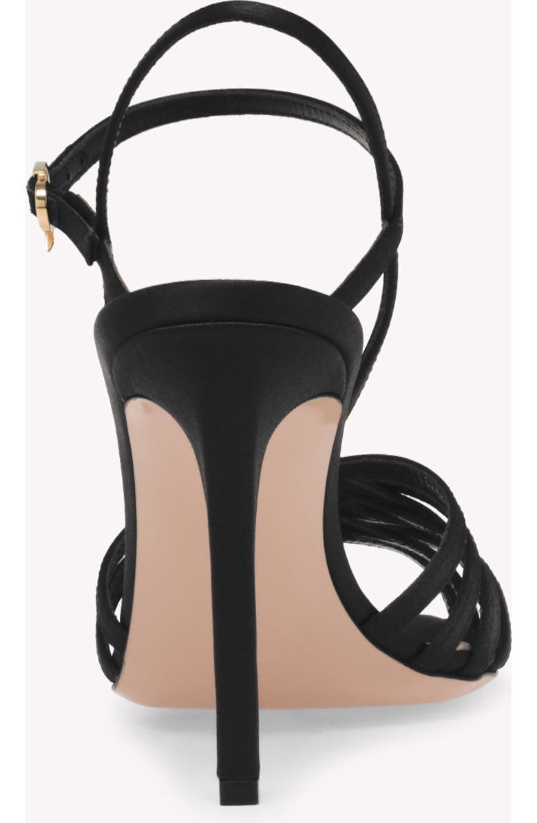 Gianvito Rossi Kerry Sandal, Alternate, color, Black Fabric