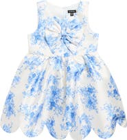 Zunie Kids' Floral Mikado Party Dress