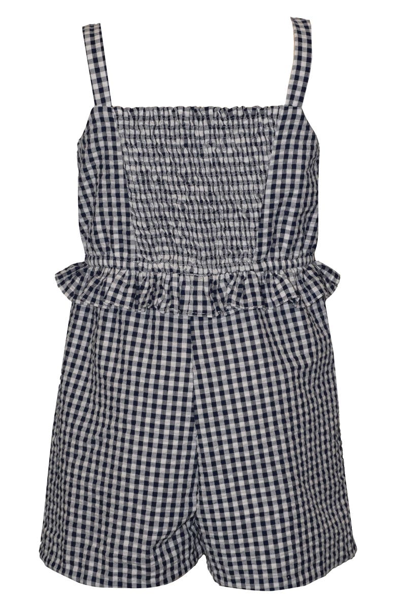 Iris & Ivy Kids' Bow Bodice Romper, Alternate, color, Blue