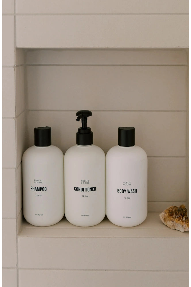 Shower Essentials Set, Alternate, color, White